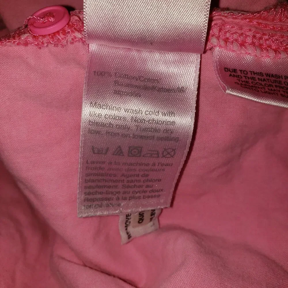J.CREW Pink Cotton Long Sleeve Shirt Womens Size XS